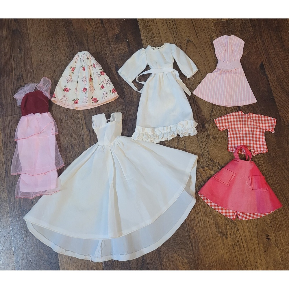 1980s Barbie Clothes some Handmade 8 Pieces